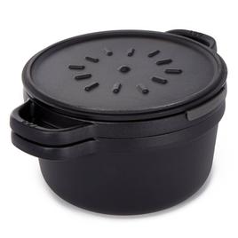 BergHOFF Graphite Enamel Cast Iron 10.25in. Covered Stockpot