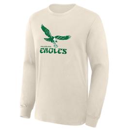 Mens Fanatics NFL Philadelphia Eagles Heritage Logo Tee - Sand