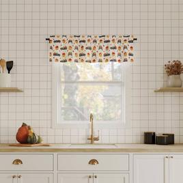 Farmers Market Fall Truck Print Valance