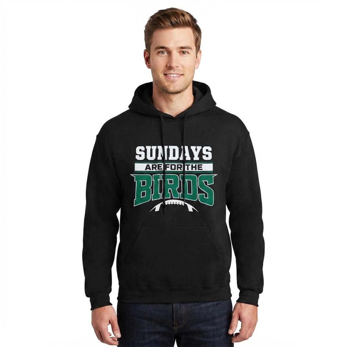 Mens Tailgate Philadelphia Football Sundays For The Birds Hoodie