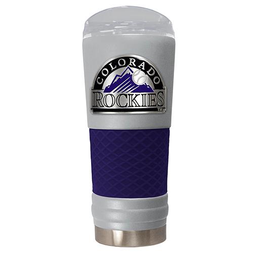 MLB Colorado Rockies DRAFT Powder Coated Stainless Steel Tumbler