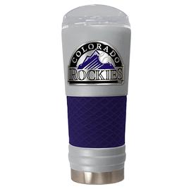 MLB Colorado Rockies DRAFT Powder Coated Stainless Steel Tumbler