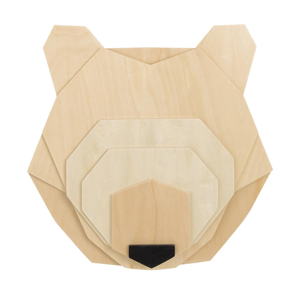 Little Love by NoJo Wood Layered Bear Wall Decor