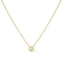 Haus of Brilliance 10kt. Gold 1/3ctw. Diamond Round Pendant