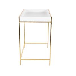 9th & Pike® Gold Metal Contemporary Console Table - Set of 2