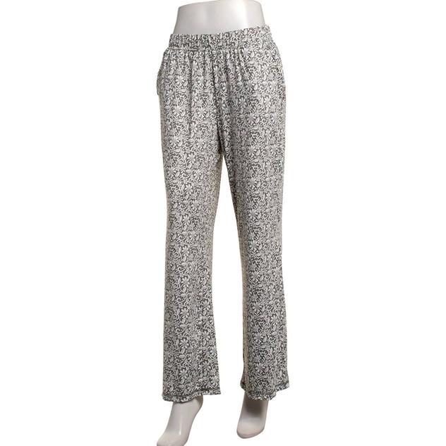 Womens MUK LUKS® Floral Lace Capri Pajama Pants