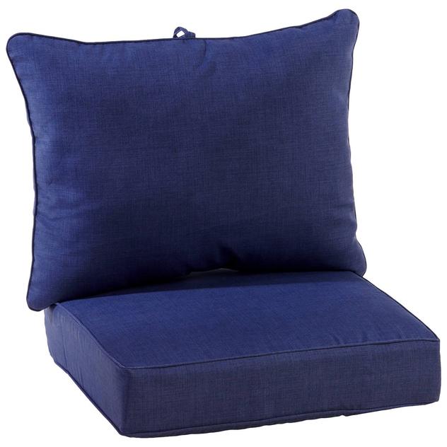 Jordan Manufacturing Solid Deep Seating Cushion - Indigo Blue
