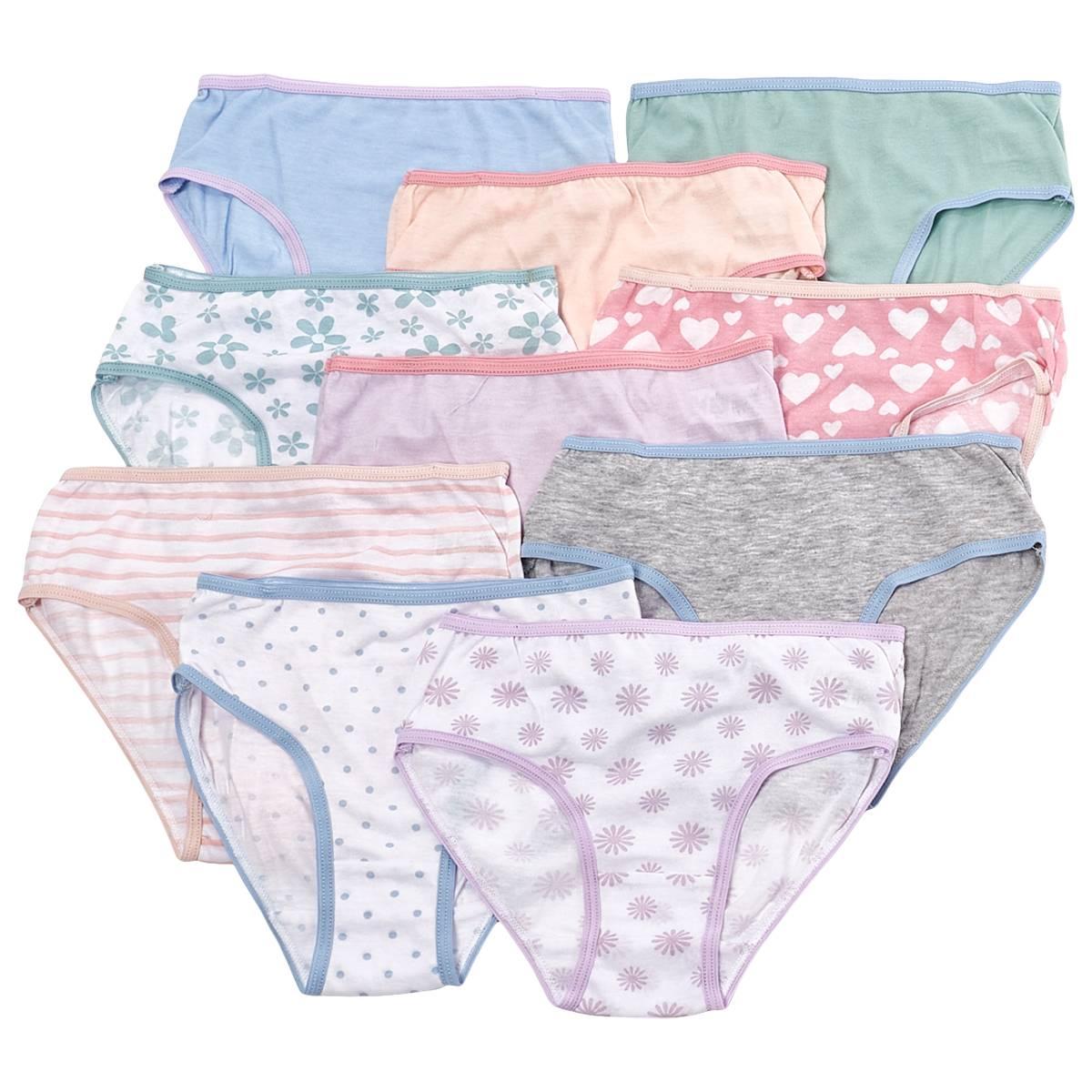 Girls (4-6x) Sweet Princess 10pk. Mixed Print Panties