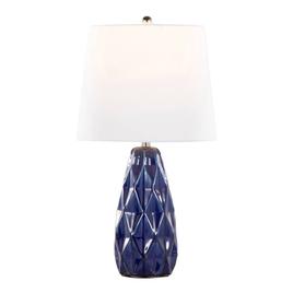 LumiSource Hex 20in. Ceramic Table Lamps - Set of 2