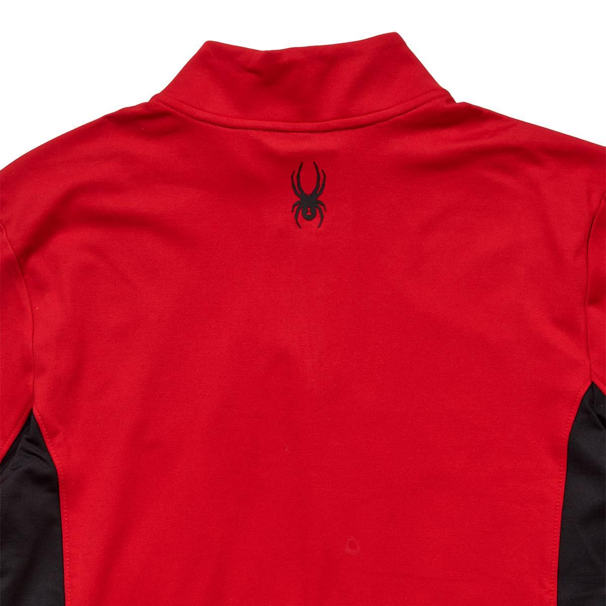 Mens Spyder Long Sleeve 1/4 Zip Color Block Performance Shirt