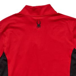 Mens Spyder Long Sleeve 1/4 Zip Color Block Performance Shirt