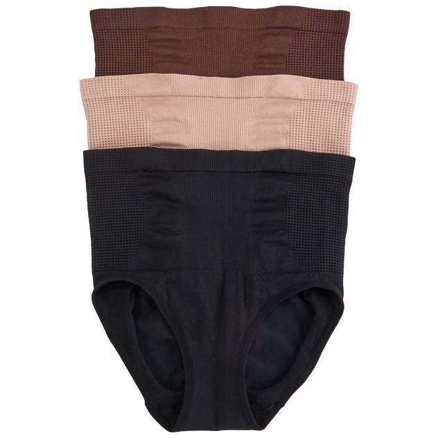 Womens Skinnygirl 3pk. Shaping Brief Panties w/Panels SG77033PKF