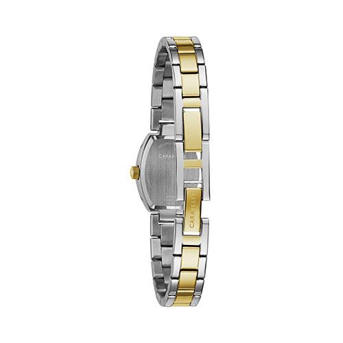 Womens Caravelle Crystal Barrel Dress Watch - 45L168