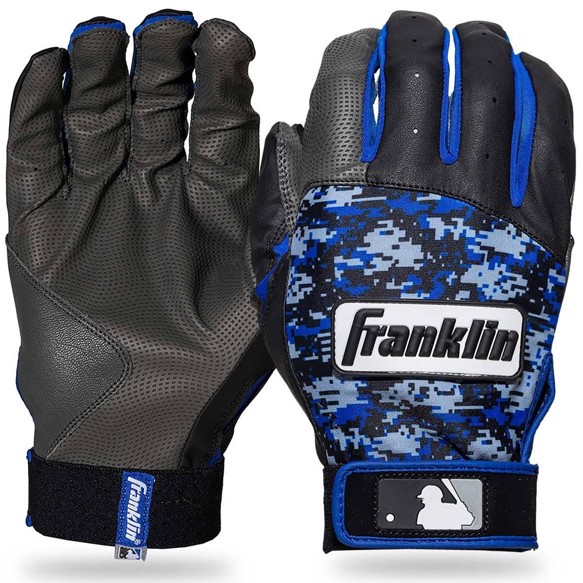Franklin® Adult Digitek MLB Gloves - Black/Royal