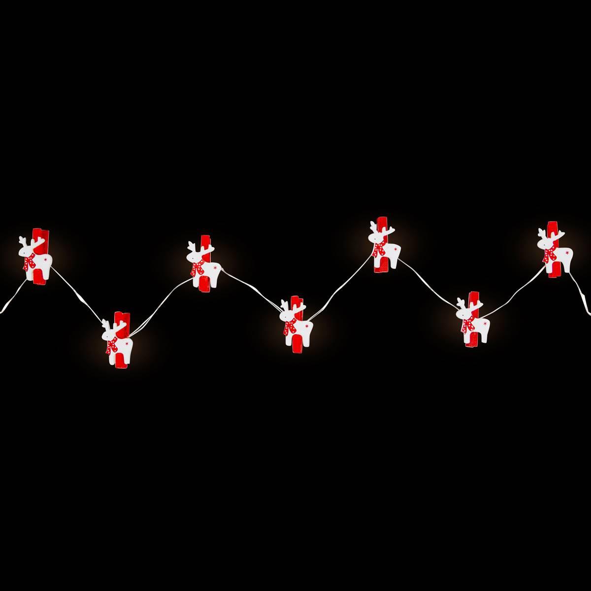Northlight Seasonal 10ct. Mini Reindeer Christmas Fairy Lights