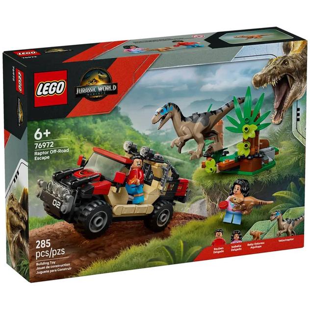 LEGO® Jurassic World Raptor Off-Road Escape Building Kit