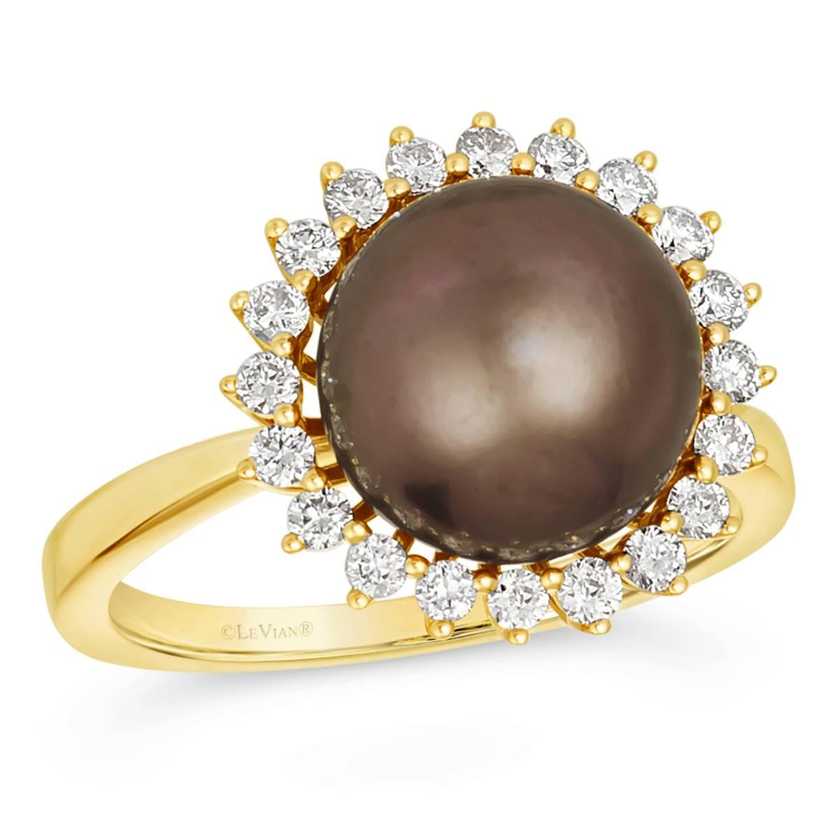 Le Vian(R) Chocolate Pearls(R) & Nude Diamonds(tm) Statement Ring