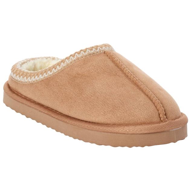 Big Girls Capelli® New York Faux Suede Clog Slippers