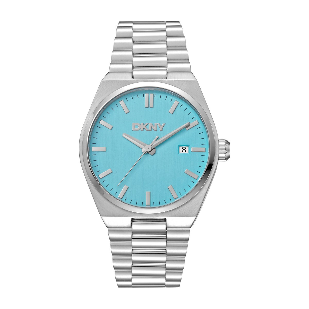 Mens DKNY Date Blue Dial Bracelet Watch - DK1G135M0025