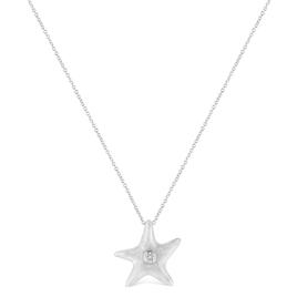 Haus of Brilliance Diamond Accent Starfish Pendant