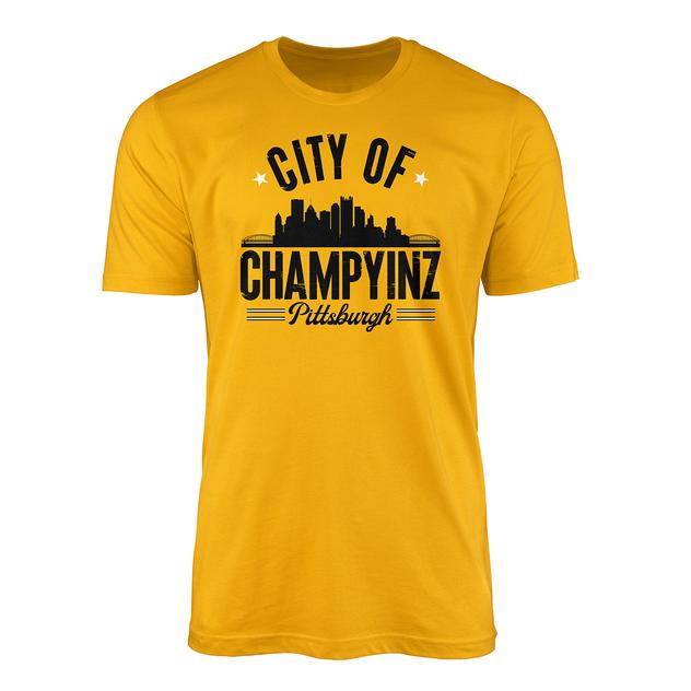 Mens Champyinz Short Sleeve Tee - Pittsburgh Yellow