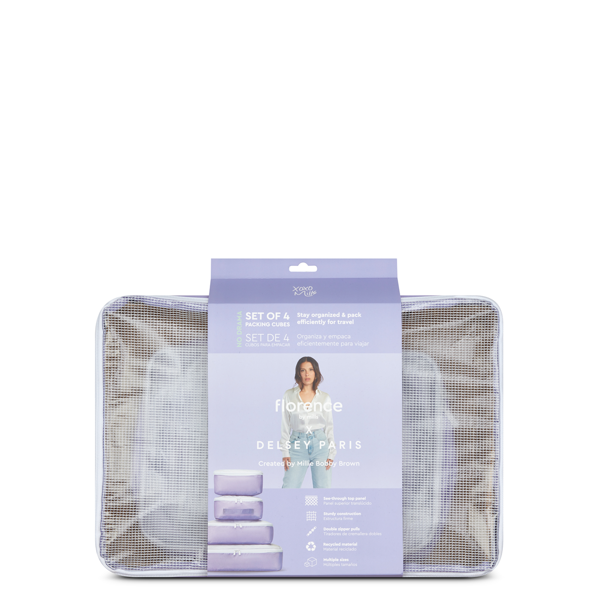 Florence By Mills x Delsey Paris No Drama Packing Cubes Set