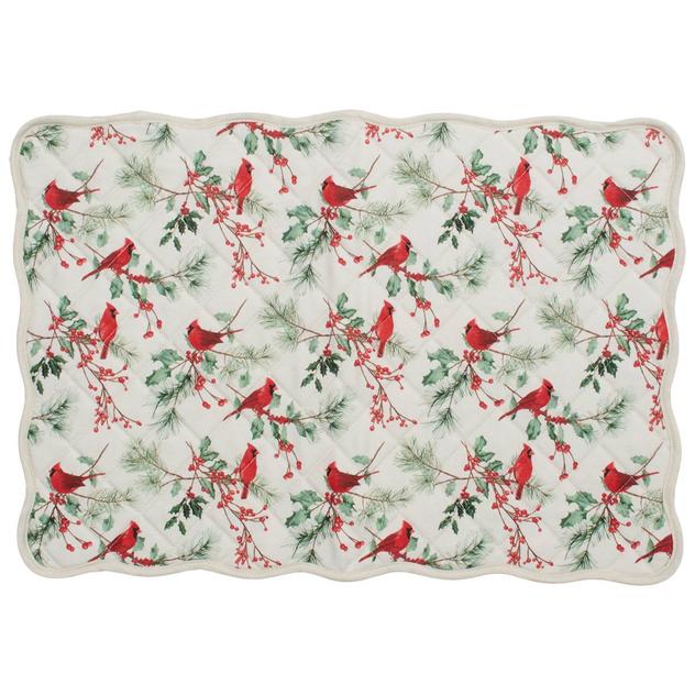No. 918 Cardinal Reversible Placemat With Scalloped Edges