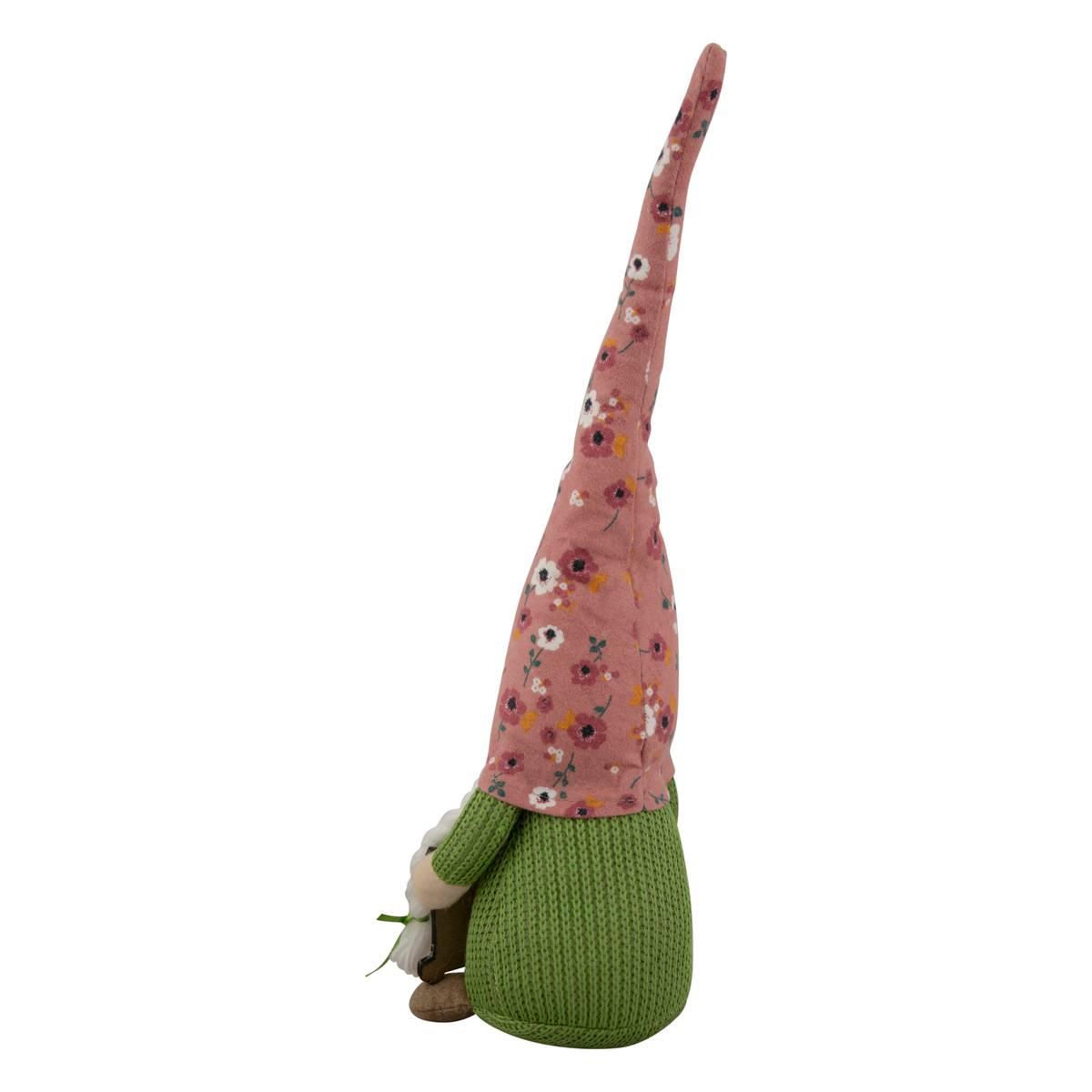 Northlight Seasonal Floral Springtime Girl Gnome w/ Message Board