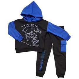 Boys (4-7) Sonic Color Block Hoodie & Jogger Set