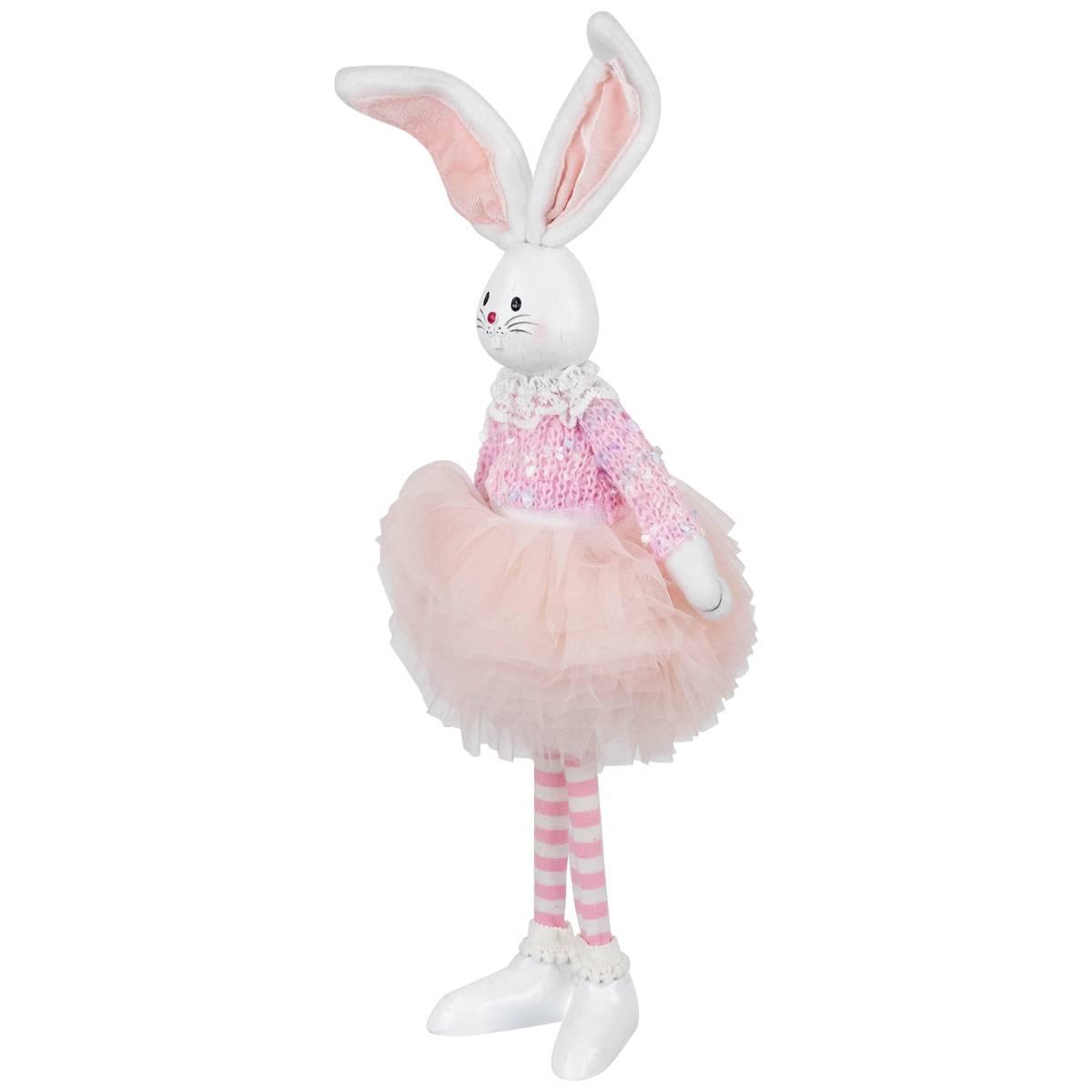 Northlight Seasonal Pink Ballerina Bunny Standing Easter Figurine