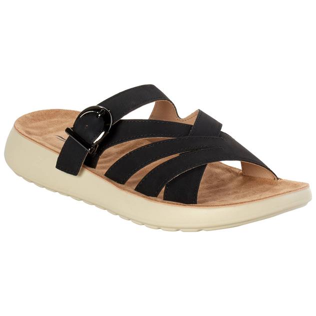 Womens Easy Street Clove Slide Wedge Slide Sandals