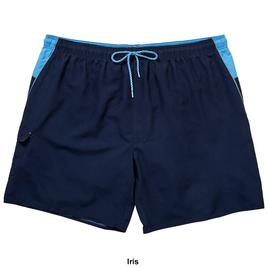 Mens Big & Tall Hawaiian Authentics Sand Piper Cargo Swim Trunks