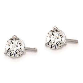 Pure Fire 14kt. White Gold 3/4ctw. Lab Grown Diamond Earrings