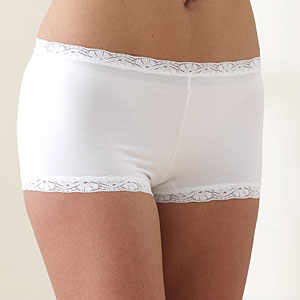 Womens Maidenform® Lace Trim Boyshorts Panties 40760