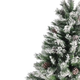 Northlight 7ft. Medium Flocked Angel Pine Christmas Tree