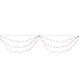 Northlight Seasonal 100ct. Multi July 4th Mini Swag Light Set