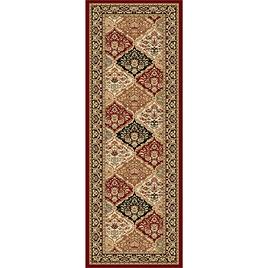 Tayse Sensation Princeton Traditional Runner - Red