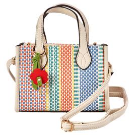 DS Fashion Satchel with Floral Charm