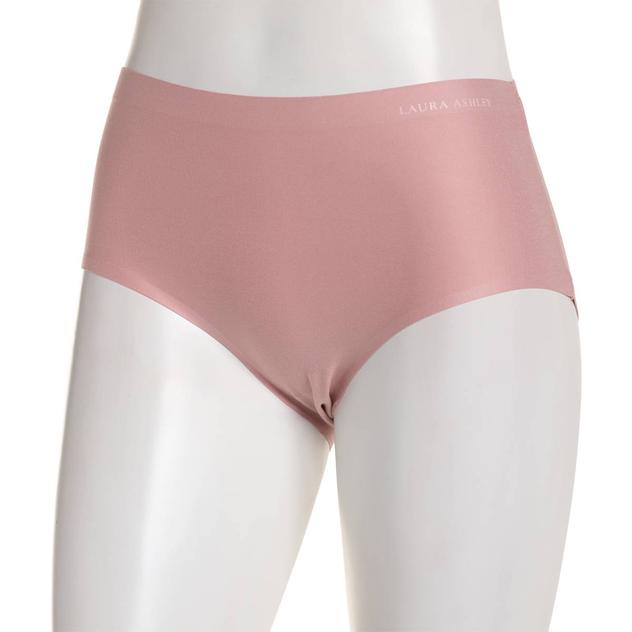 Womens Laura Ashley® Brushed Laser Brief Panties - LS4063FK