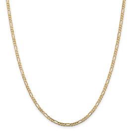 Gold Classics(tm) 3mm. 14k Concave Open Figaro Chain Necklace