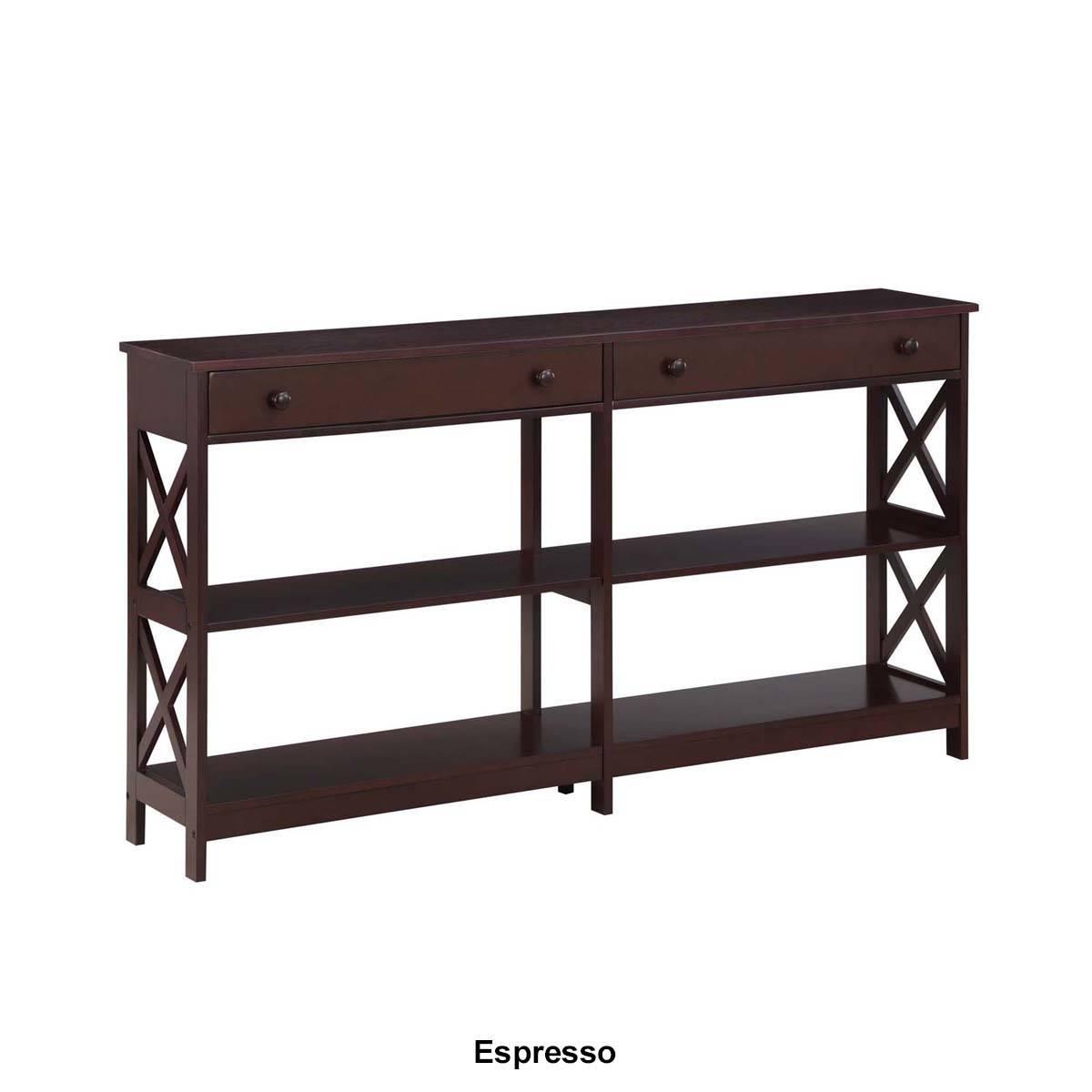 Convenience Concepts Oxford 3-Tier Console Table