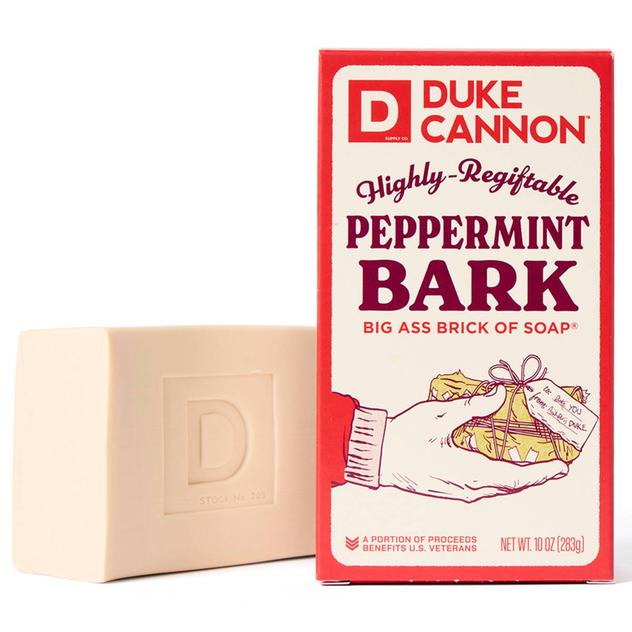 Duke Cannon Holiday Peppermint Bark Big Brick of Soap