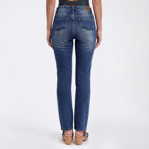 Womens Angels Forever Young Sculpt High Rise Straight Leg Jeans