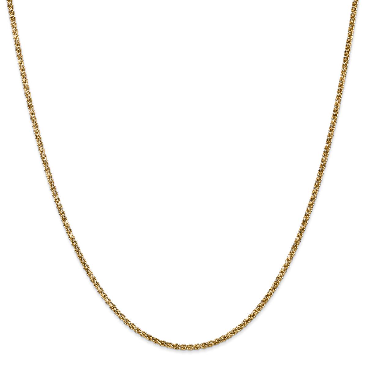 Gold Classics(tm) 1.0mm. 14k Gold Solid Spiga Chain Necklace