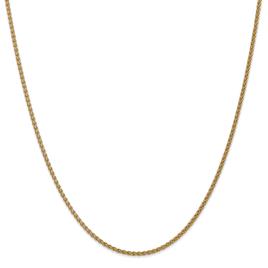 Gold Classics(tm) 1.0mm. 14k Gold Solid Spiga Chain Necklace
