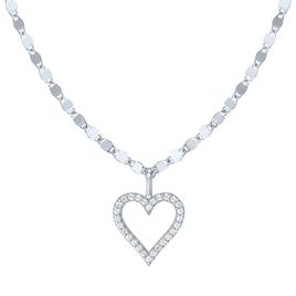 Nova Star(R) 1/10ctw. Lab Grown Diamond Heart Pendant Necklace