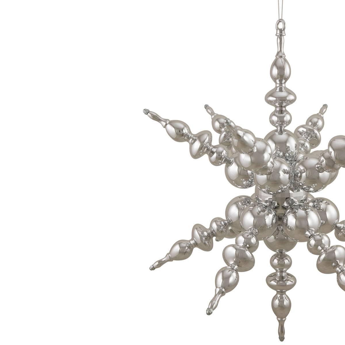 Northlight Seasonal 24in. Sunburst Snowflake Christmas Ornament