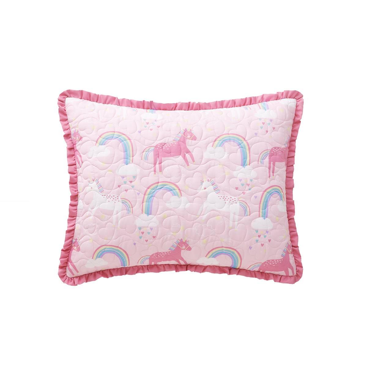 Alex &amp; Bella Unicorn Parada Microfiber Quilt Set