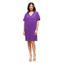 Plus Size 24/7 Comfort Apparel T-Shirt Pocket Maternity Dress