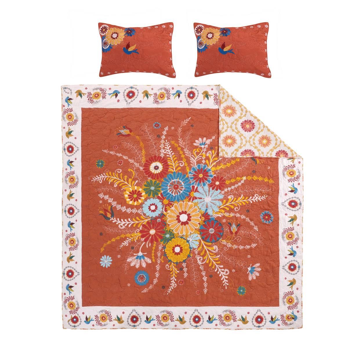 Greenland Home Fashions™ Topanga Bohemian Folk Art Quilt Set